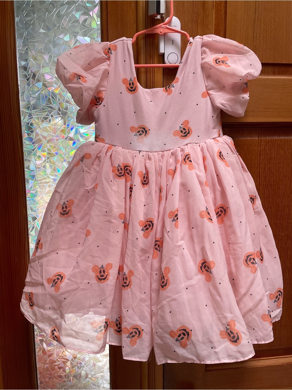 Taylor Joelle pink Mickey pumpkin dress sz 5